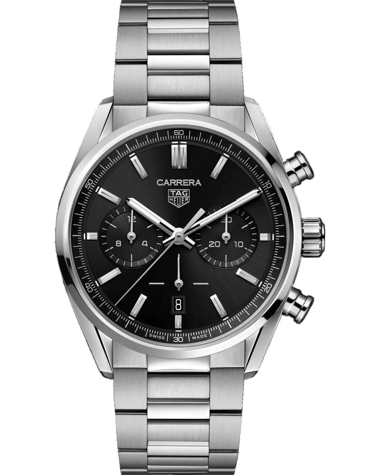 TAG Heuer Carrera Chronograph CBN2010.BA0642 bei Juwelier Krebber in Mönchengladbach-Rheydt – Vorderansicht