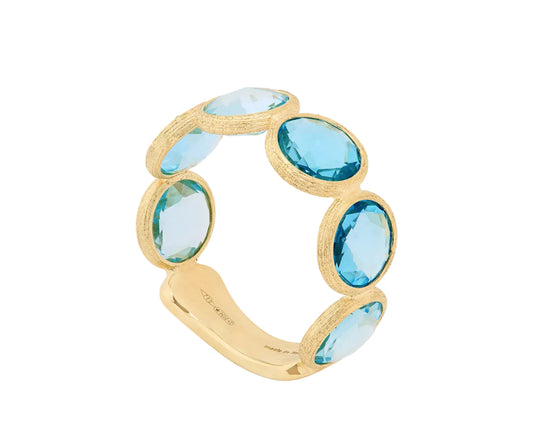 Marco Bicego Jaipur Color Bandring aus 18 Karat Gelbgold mit Topasen bei Juwelier Krebber in Mönchengladbach-Rheydt.