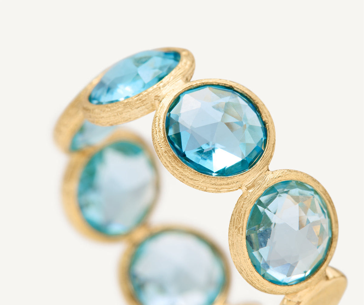 Marco Bicego Jaipur Color Bandring aus 18 Karat Gelbgold mit Topasen bei Juwelier Krebber in Mönchengladbach-Rheydt.