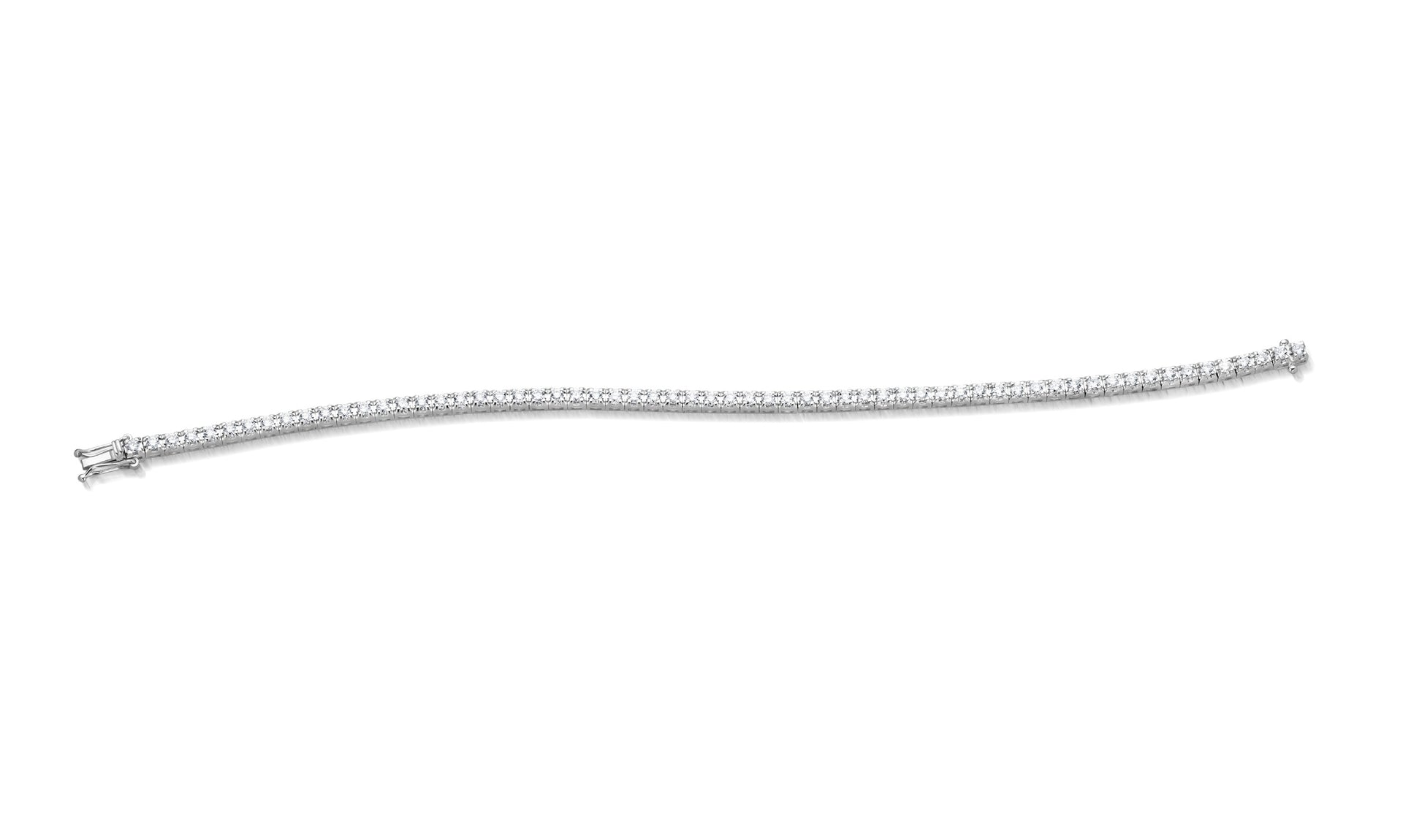 Klassisches Tennisarmband mit Diamanten in Mönchengladbach-Rheydt entdecken: Krebber Essentials Tennis-Armband aus Gold 