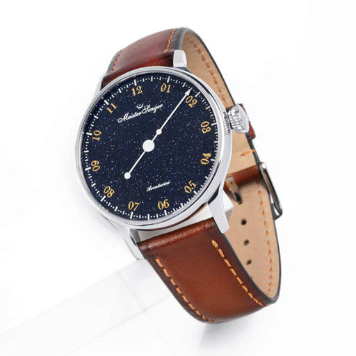 MeisterSinger Pangaea Aventurine PMN9908AV uhr Juwelier Krebber Mönchengladbach Rheydt