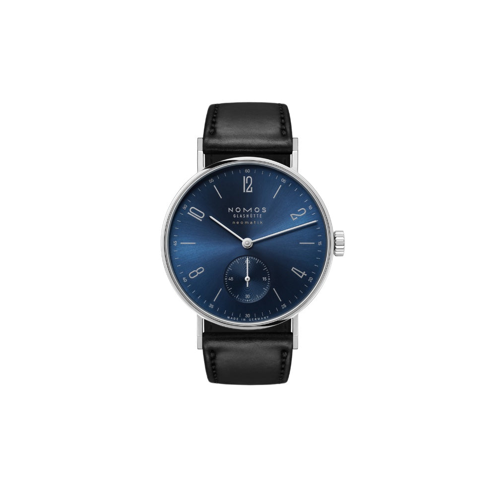 NOMOS Glashütte - Tangente neomatik Blaugold-190-(2615)-juwelier-krebber-mönchengladbach-rheydt