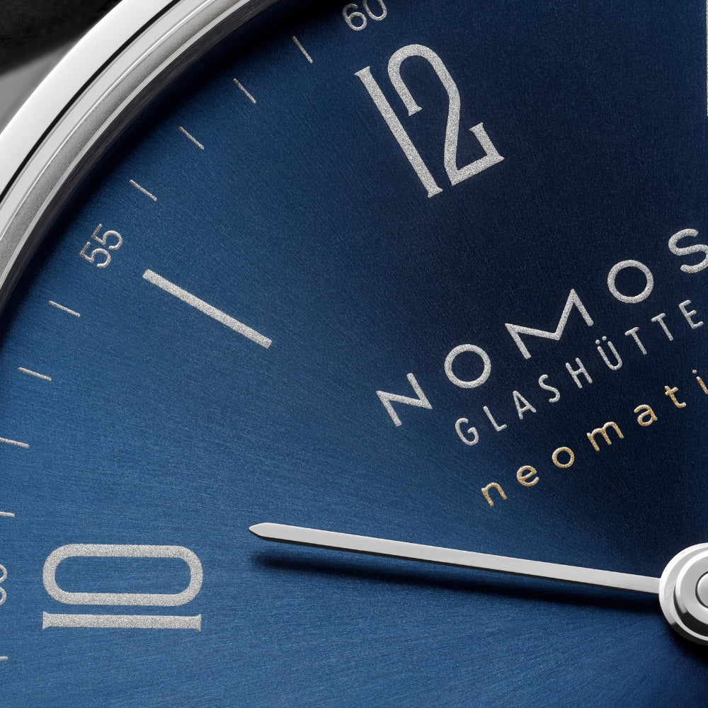 NOMOS Glashütte - Tangente neomatik Blaugold-190-(2615)-juwelier-krebber-mönchengladbach-rheydt