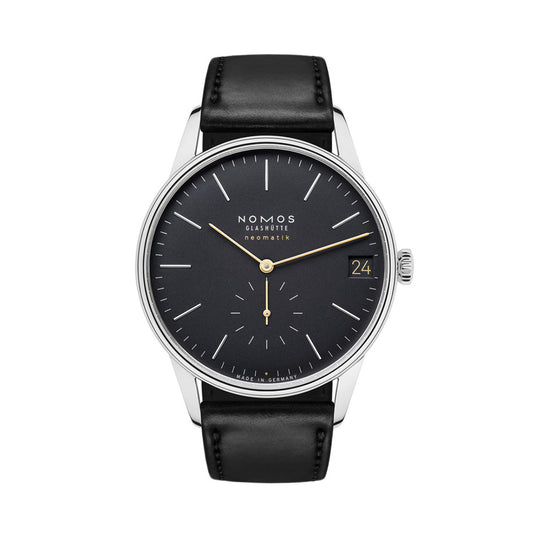 NOMOS Glashütte -OrionNoematik41DatumNewBlack-366-Juwelier Krebber Mönchengladbach Rheydt