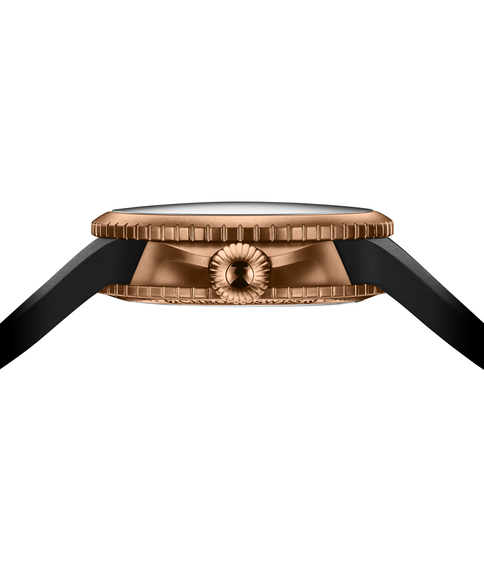 Chronoswiss Pulse GMT Frosted Guilloché Gold – Gehäuseprofil bei Juwelier Krebber in Mönchengladbach-Rheydt