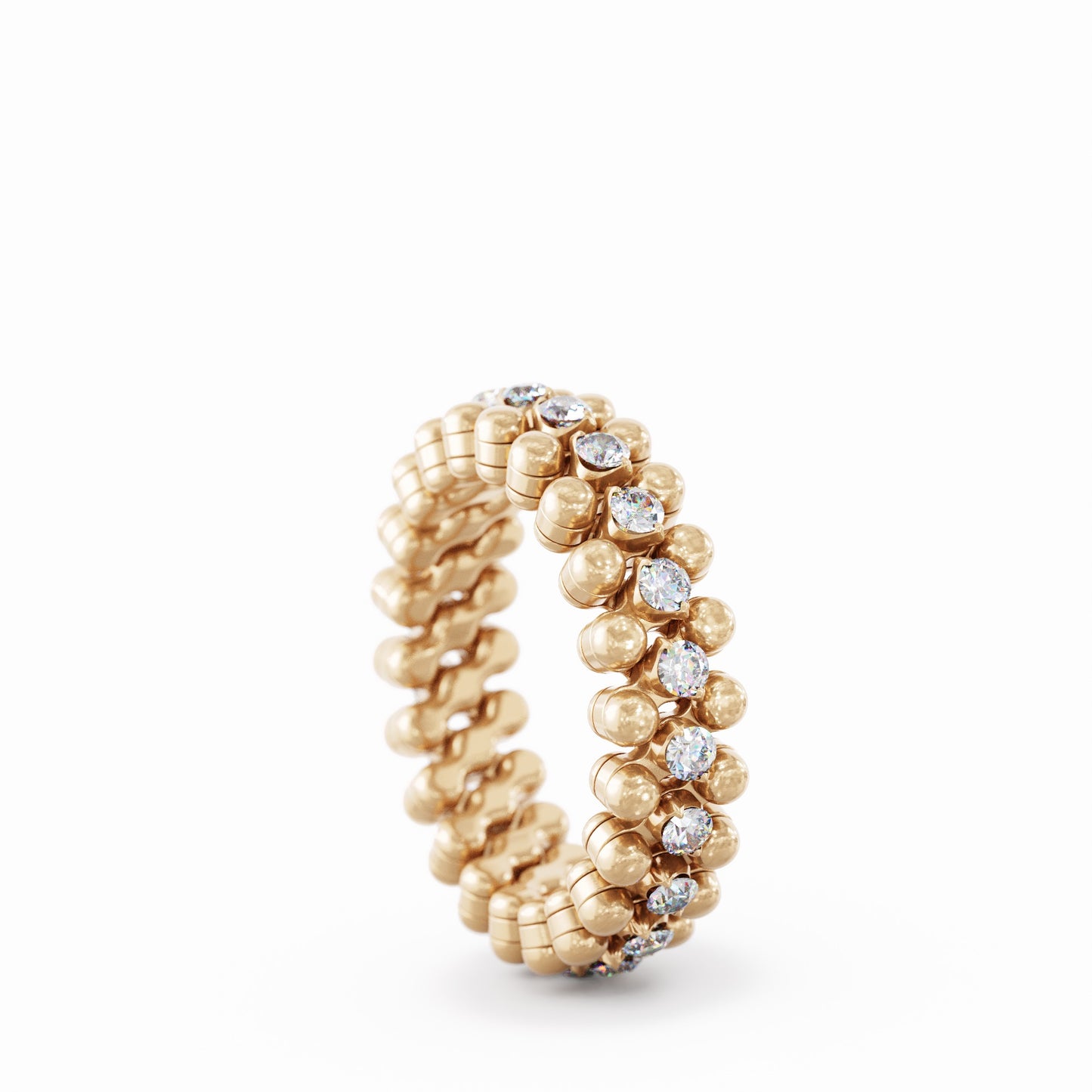 Serafino Consoli Multisize-Ring Rosé- und Weißgold Diamanten Schmuck Juwelier Krebber Mönchengladbach-Rheydt