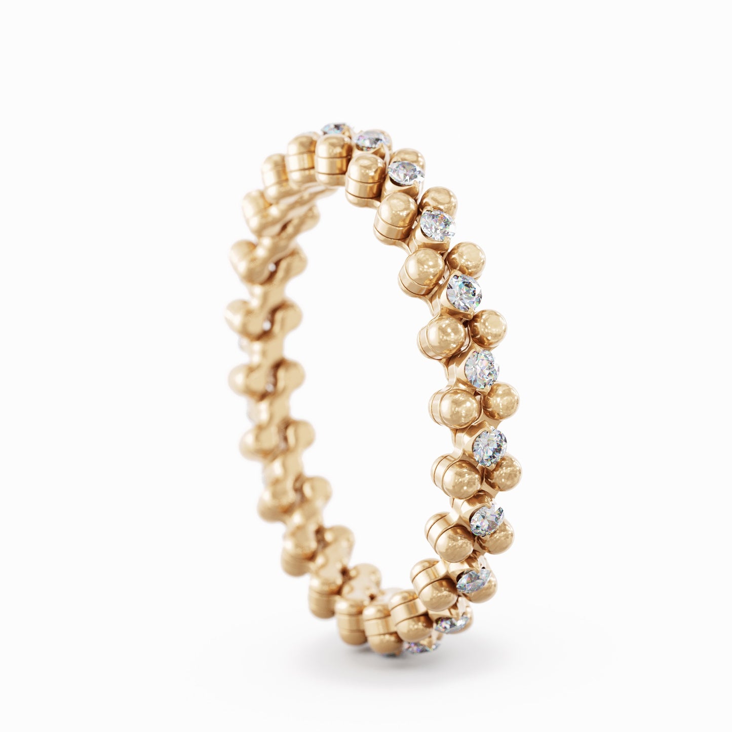 Serafino Consoli Flexibler Multisize Ring Rosé- und Weißgold Diamanten Schmuck Juwelier Krebber Mönchengladbach-Rheydt