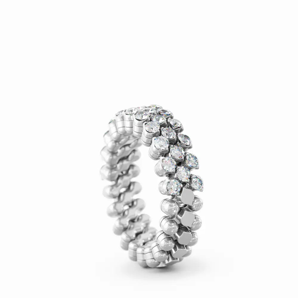 Serafino Consoli Multisize-Ring mit Diamanten