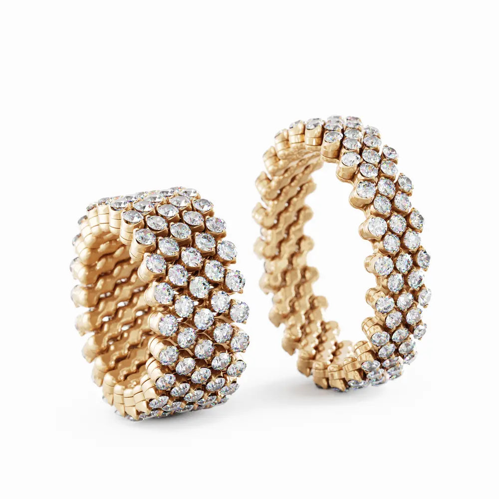 Serafino Consoli Multisize-Ring mit Diamanten