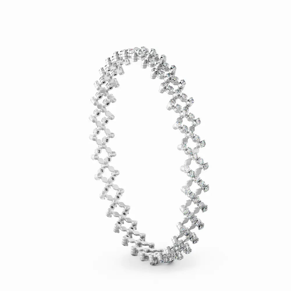 Serafino Ring-Armband 5 Reihen Weißgold Diamanten Schmuck Juwelier Krebber Mönchengladbach-Rheydt