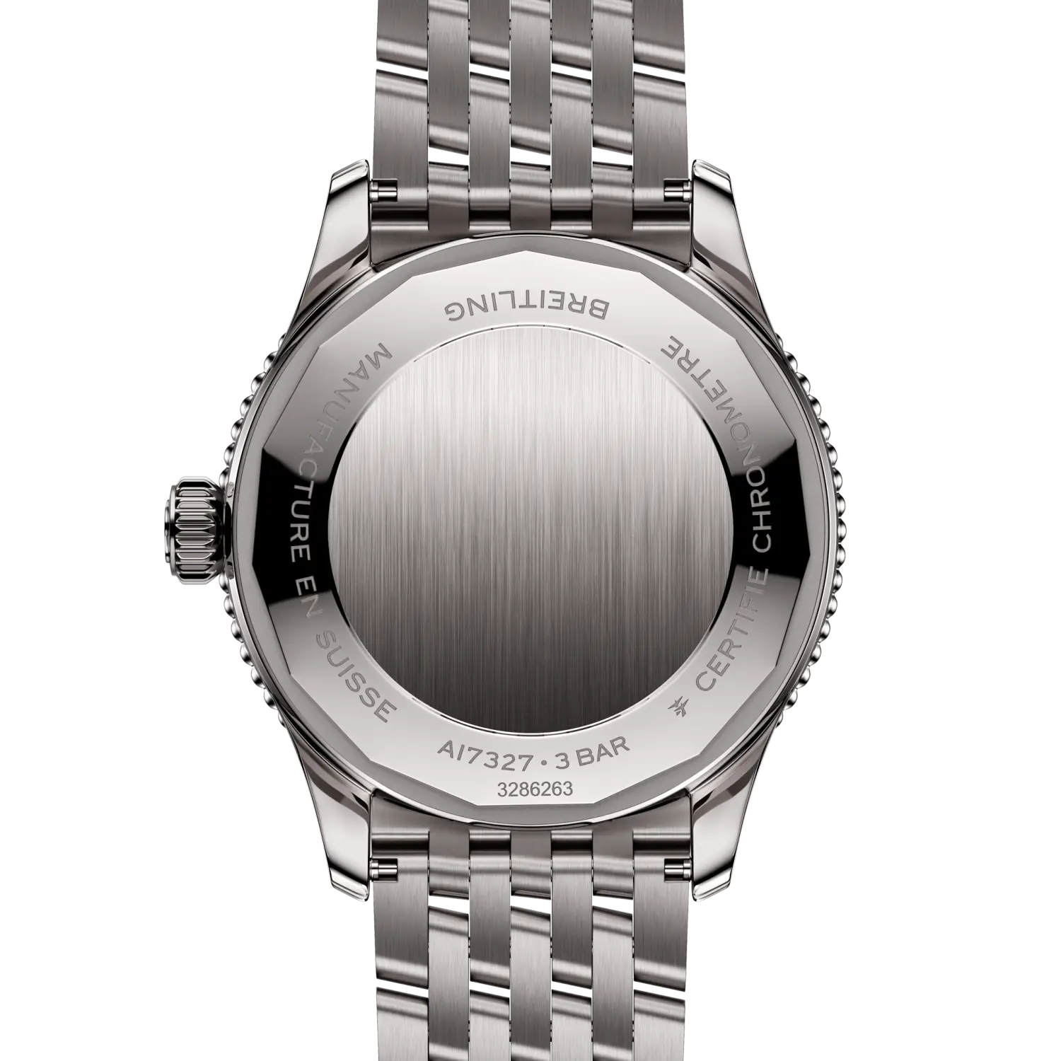 Breitling Navitimer Automatic 36 mm A17327381B1A1 – Rückansicht bei Juwelier Krebber in Mönchengladbach-Rheydt