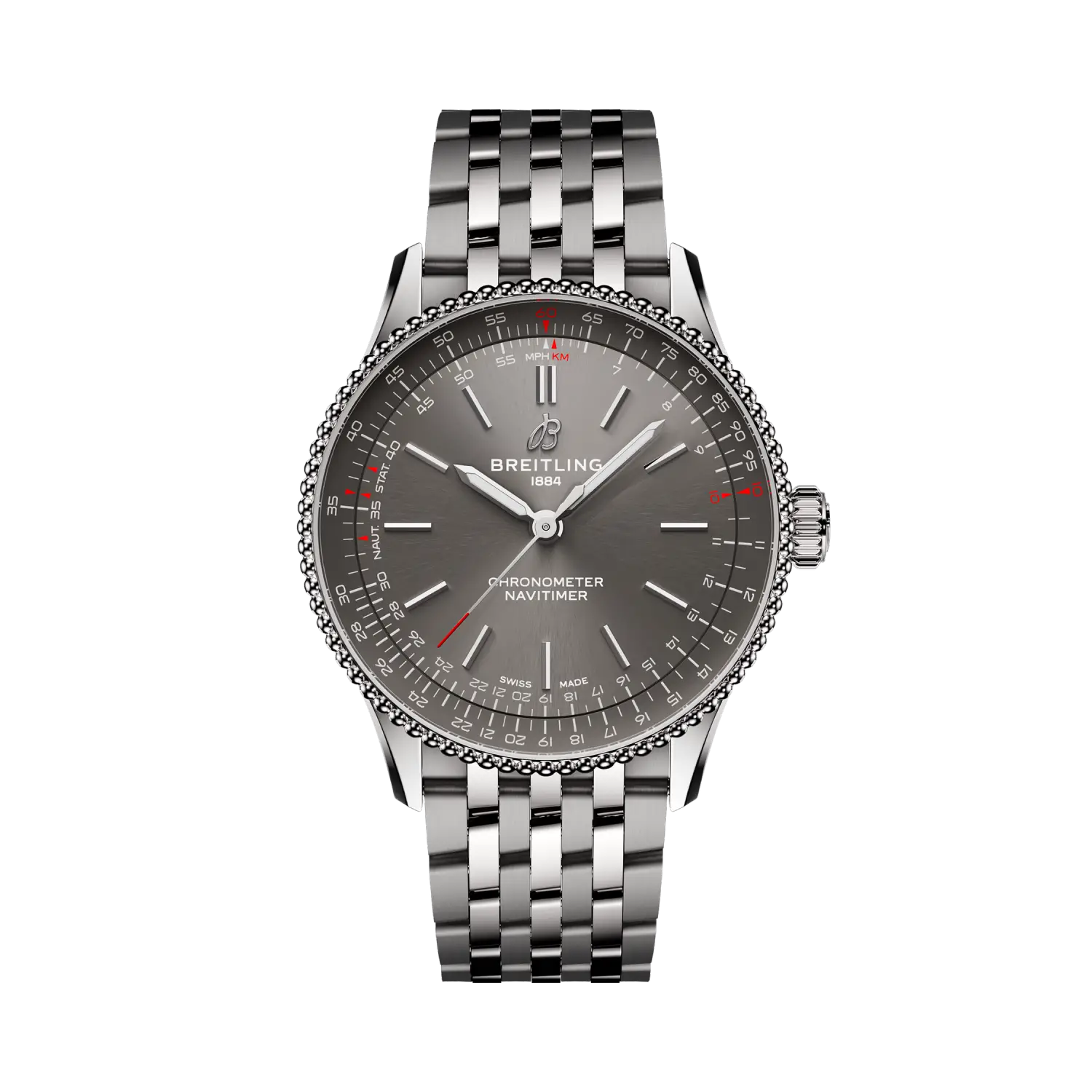 Breitling Navitimer Automatic 36 mm A17327381B1A1 – Vorderansicht bei Juwelier Krebber in Mönchengladbach-Rheydt