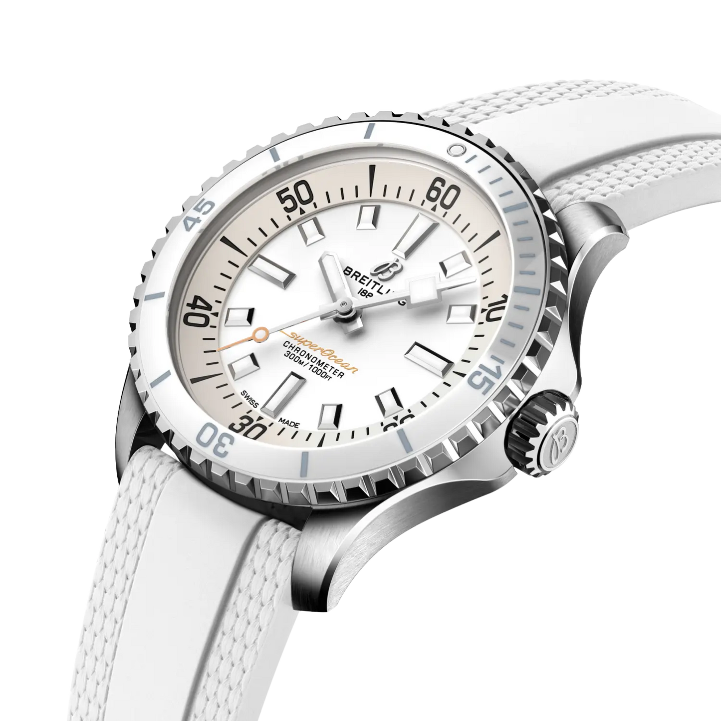 Breitling Superocean Automatic 36 mm A17377211A1S1 – Perspektivansicht bei Juwelier Krebber in Mönchengladbach-Rheydt
