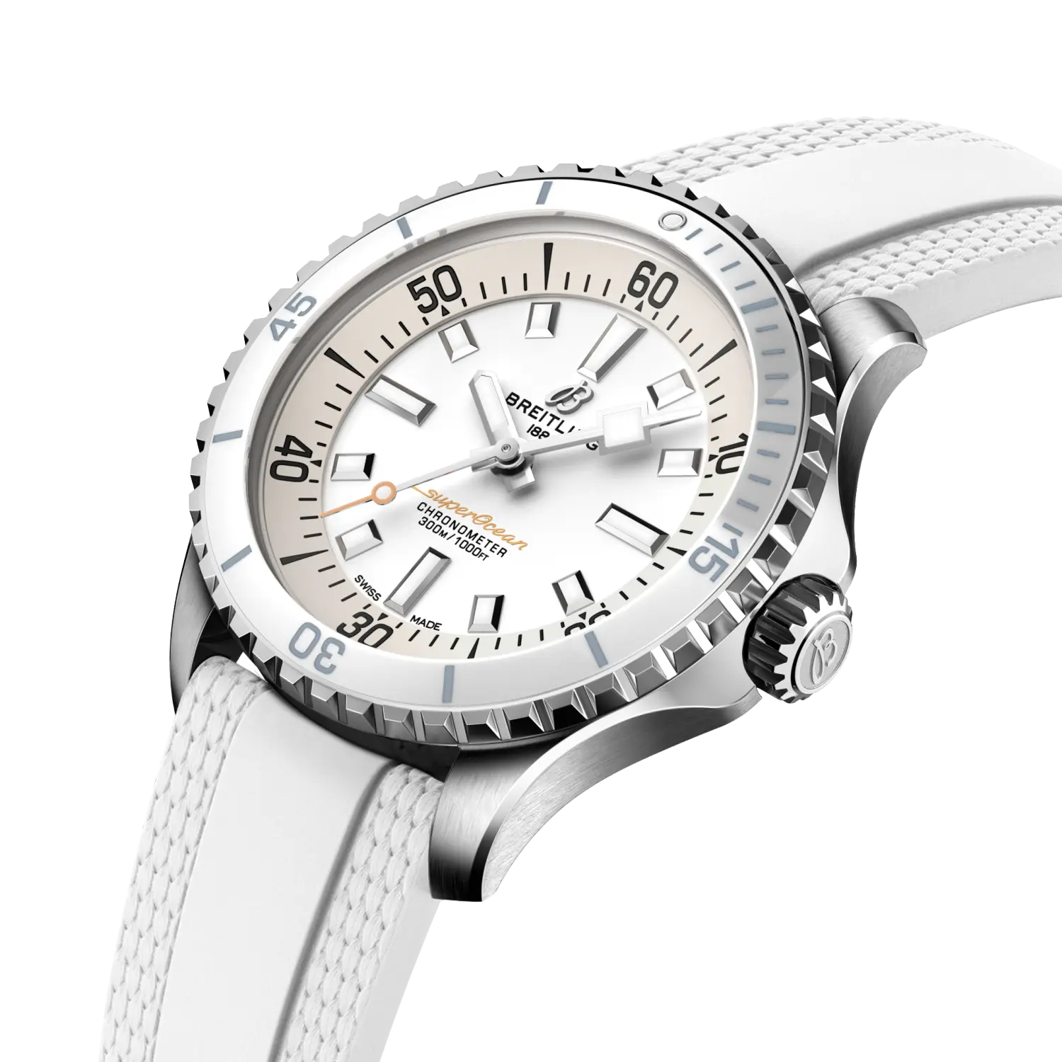 Breitling Superocean Automatic 36 mm A17377211A1S1 – Perspektivansicht bei Juwelier Krebber in Mönchengladbach-Rheydt