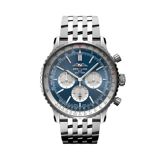 Breitling Navitimer B01 Chronograph 46 mm AB0137211C1A1 – Vorderansicht bei Juwelier Krebber in Mönchengladbach-Rheydt
