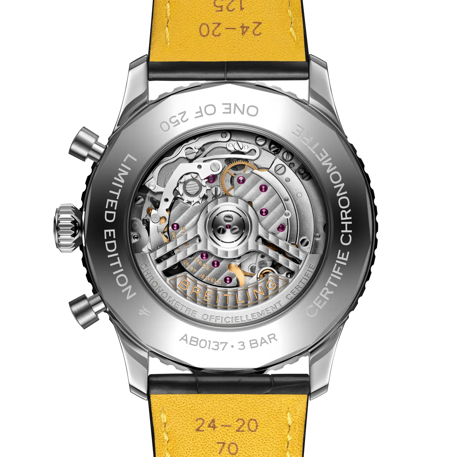 Breitling Navitimer B01 Chronograph 46 mm AB01376A1B1P1 – Rückansicht bei Juwelier Krebber in Mönchengladbach-Rheydt