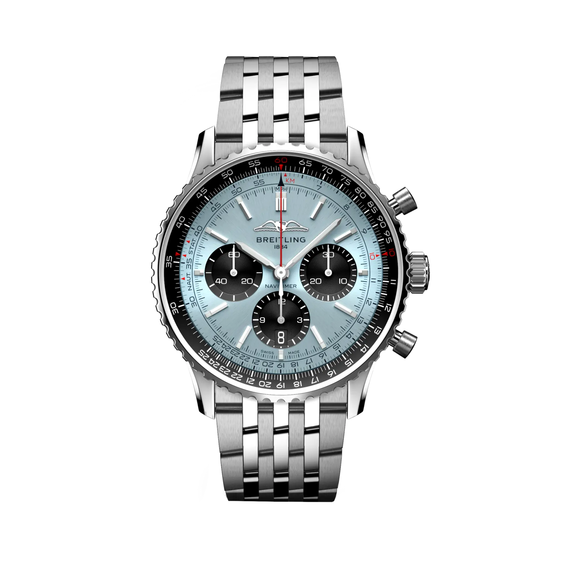 Breitling Navitimer B01 Chronograph 43 mm AB0138241C1A1 – Vorderansicht bei Juwelier Krebber in Mönchengladbach-Rheydt