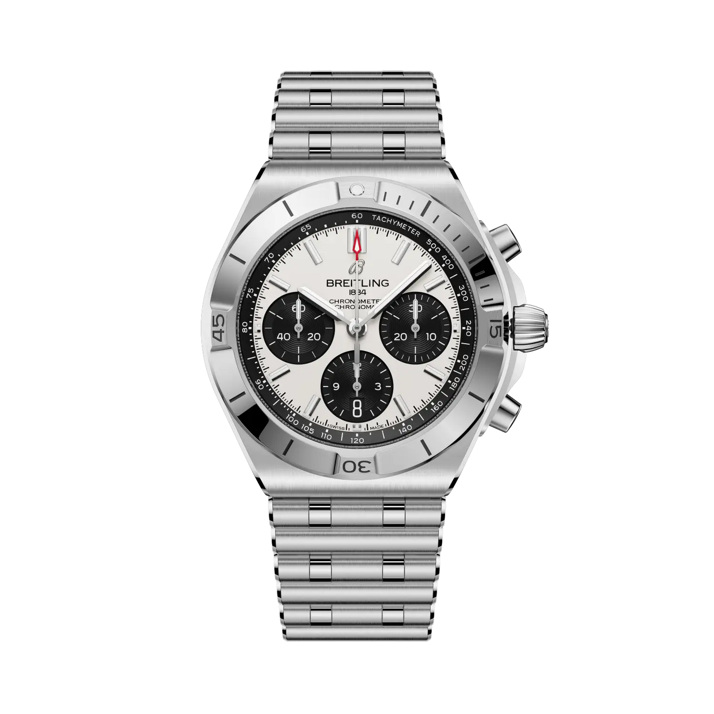 Chronomat B01 Chronograph 42 mm AB0158101A1A1 – Vorderansicht bei Juwelier Krebber in Mönchengladbach-Rheydt