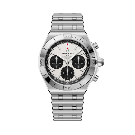 Chronomat B01 Chronograph 42 mm AB0158101A1A1 – Vorderansicht bei Juwelier Krebber in Mönchengladbach-Rheydt