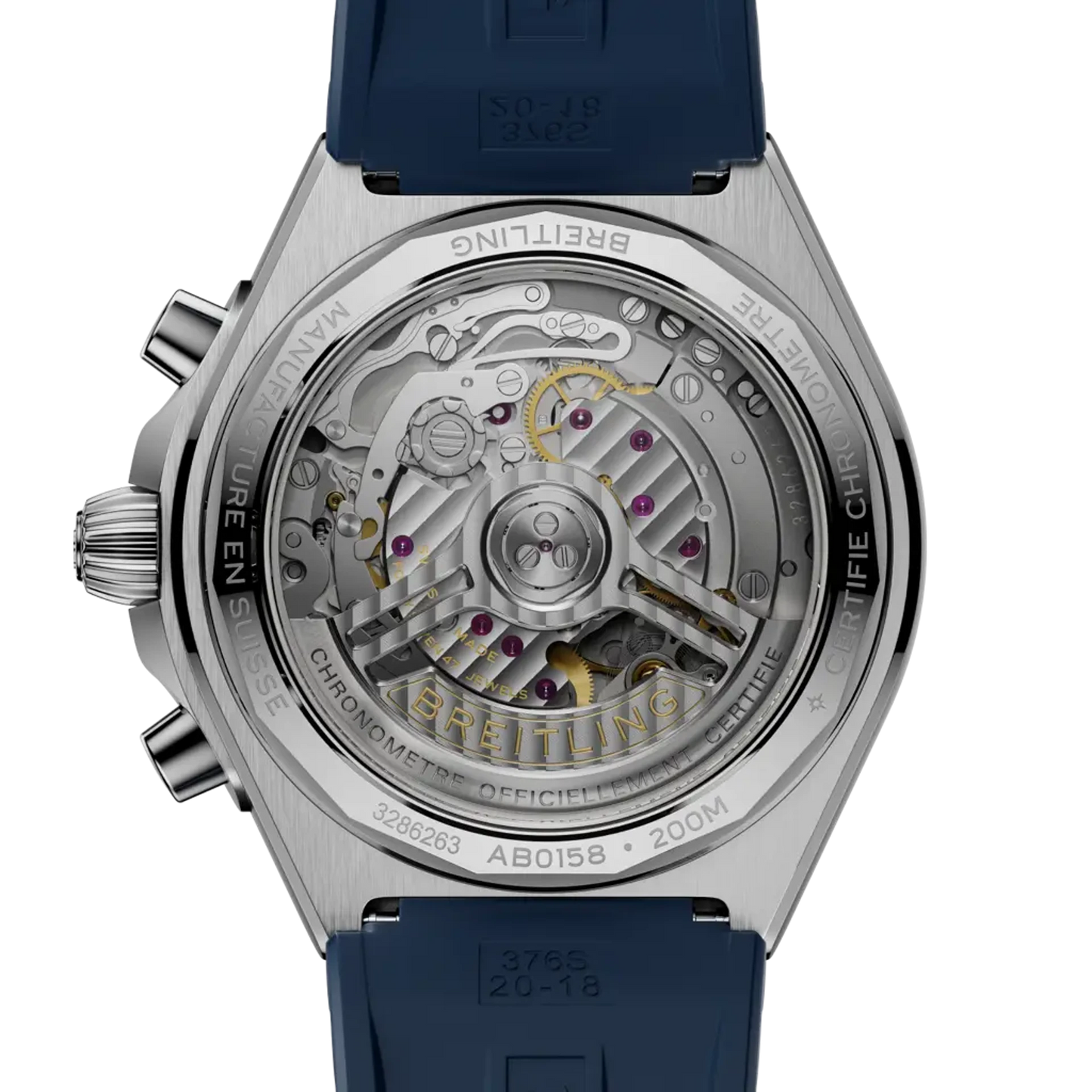 Breitling Chronomat B01 Chronograph 42 mm AB0158101C1S1 – Rückansicht bei Juwelier Krebber in Mönchengladbach-Rheydt
