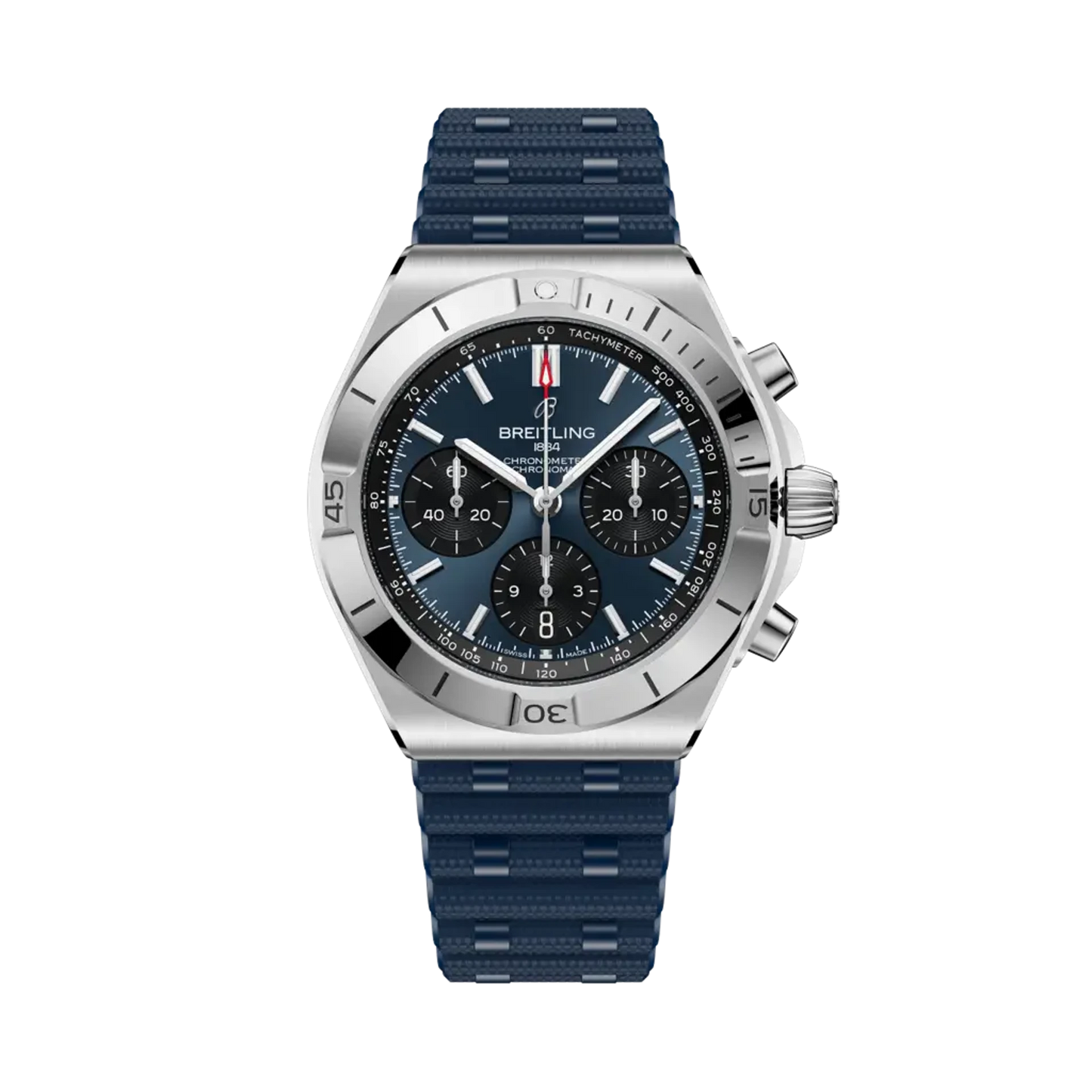Breitling Chronomat B01 Chronograph 42 mm AB0158101C1S1 – Vorderansicht bei Juwelier Krebber in Mönchengladbach-Rheydt