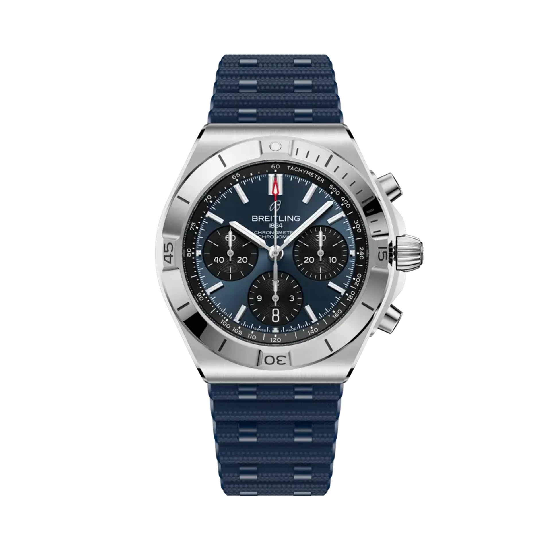 Breitling Chronomat B01 Chronograph 42 mm AB0158101C1S1 – Vorderansicht bei Juwelier Krebber in Mönchengladbach-Rheydt