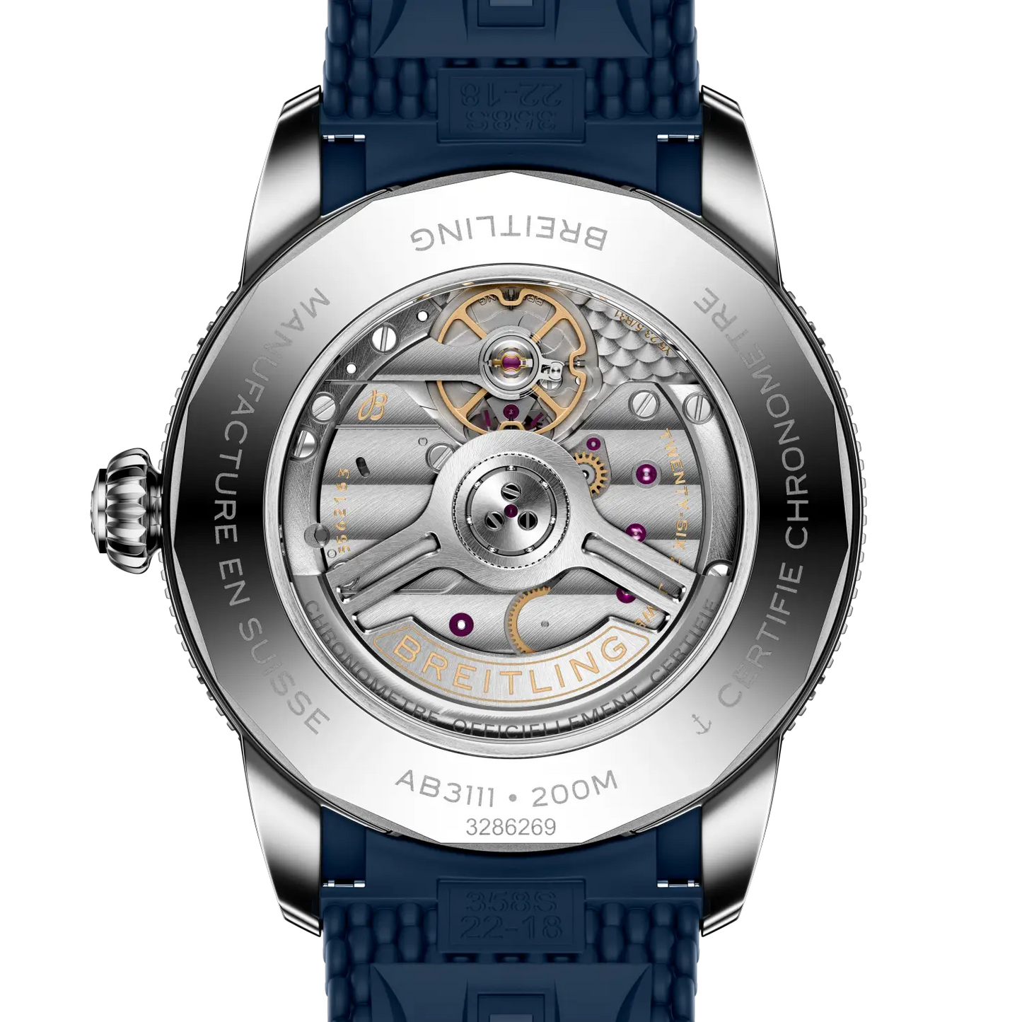 Breitling Superocean Heritage B31 Automatic 42 mm AB3111161C1S1 – Rückansicht bei Juwelier Krebber in Mönchengladbach-Rheydt
