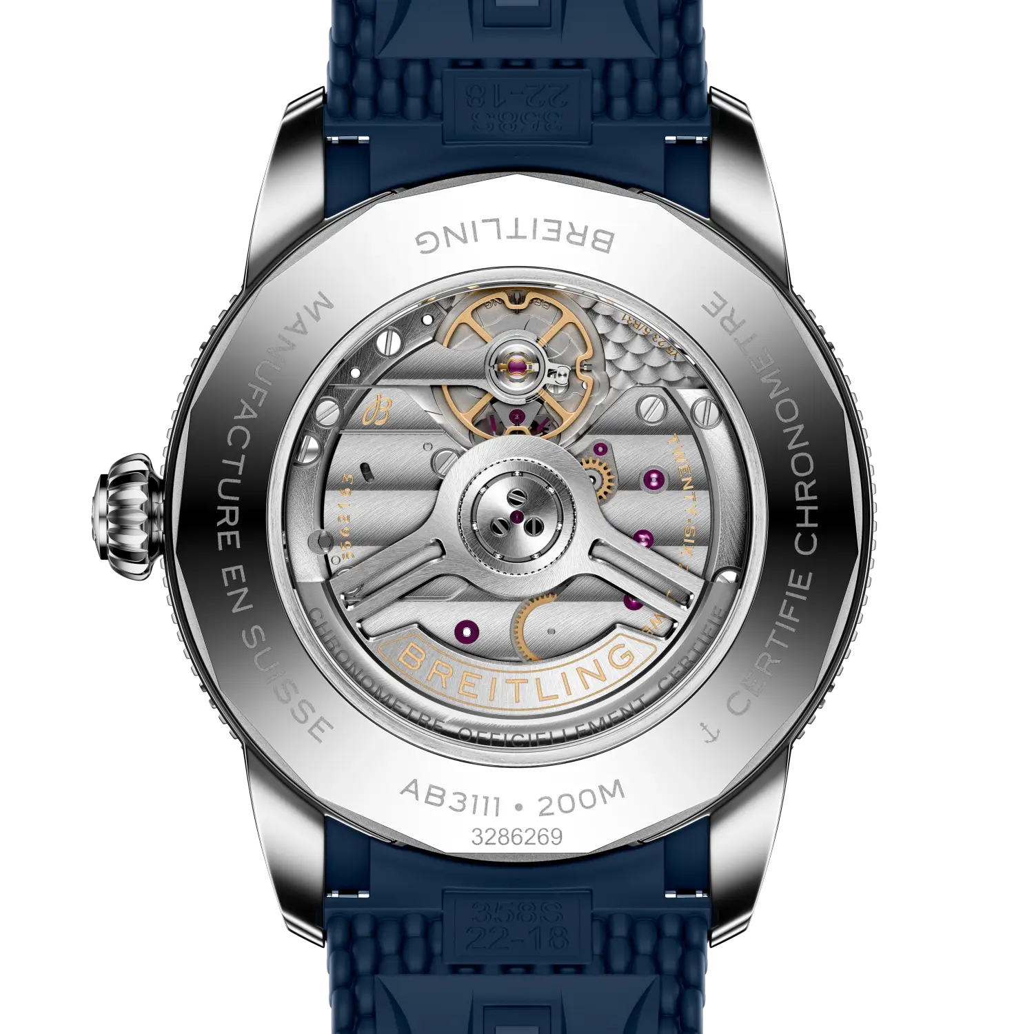 Breitling Superocean Heritage B31 Automatic 42 mm AB3111161C1S1 – Rückansicht bei Juwelier Krebber in Mönchengladbach-Rheydt