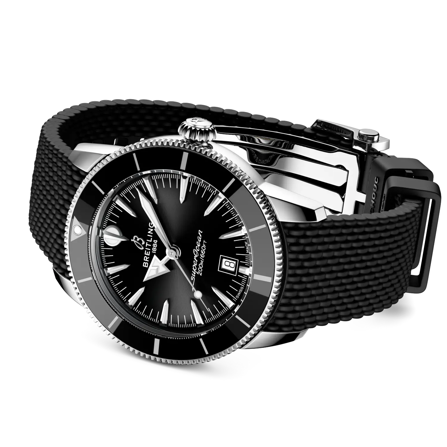 Breitling Superocean Heritage B31 Automatic 44 mm AB3112241B1S1 – Ansicht von Gehäuse und Armband bei Juwelier Krebber in Mönchengladbach-Rheydt