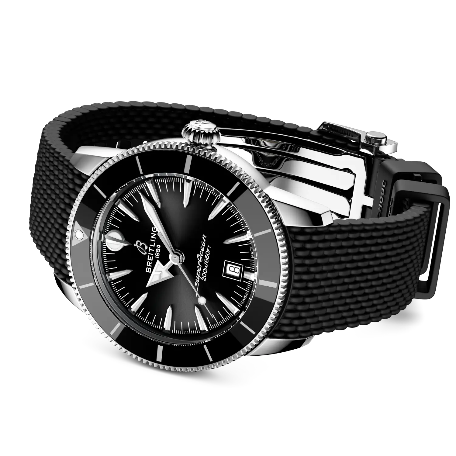 Breitling Superocean Heritage B31 Automatic 44 mm AB3112241B1S1 – Ansicht von Gehäuse und Armband bei Juwelier Krebber in Mönchengladbach-Rheydt