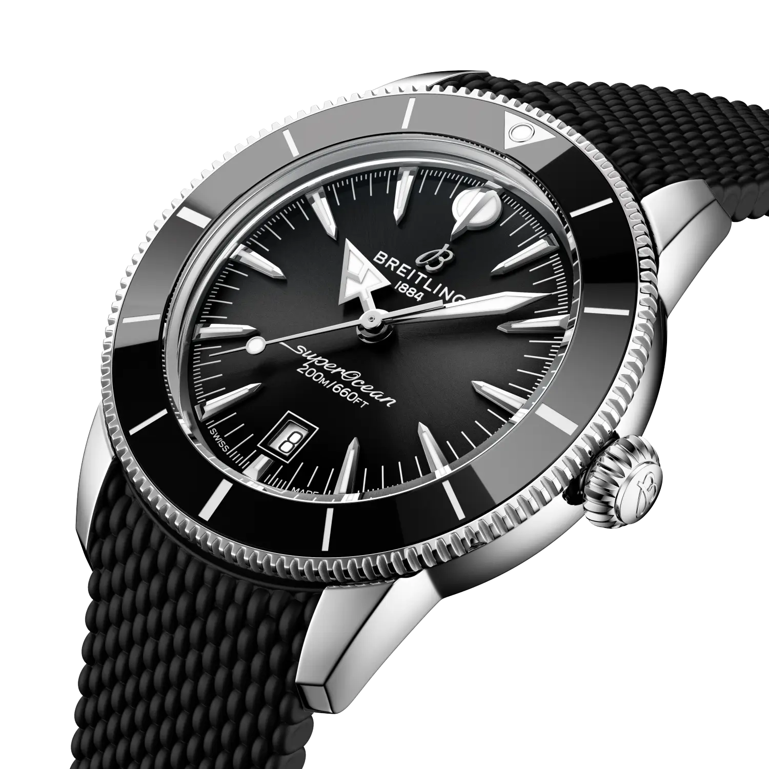 Breitling Superocean Heritage B31 Automatic 44 mm AB3112241B1S1 – Perspektivansicht bei Juwelier Krebber in Mönchengladbach-Rheydt