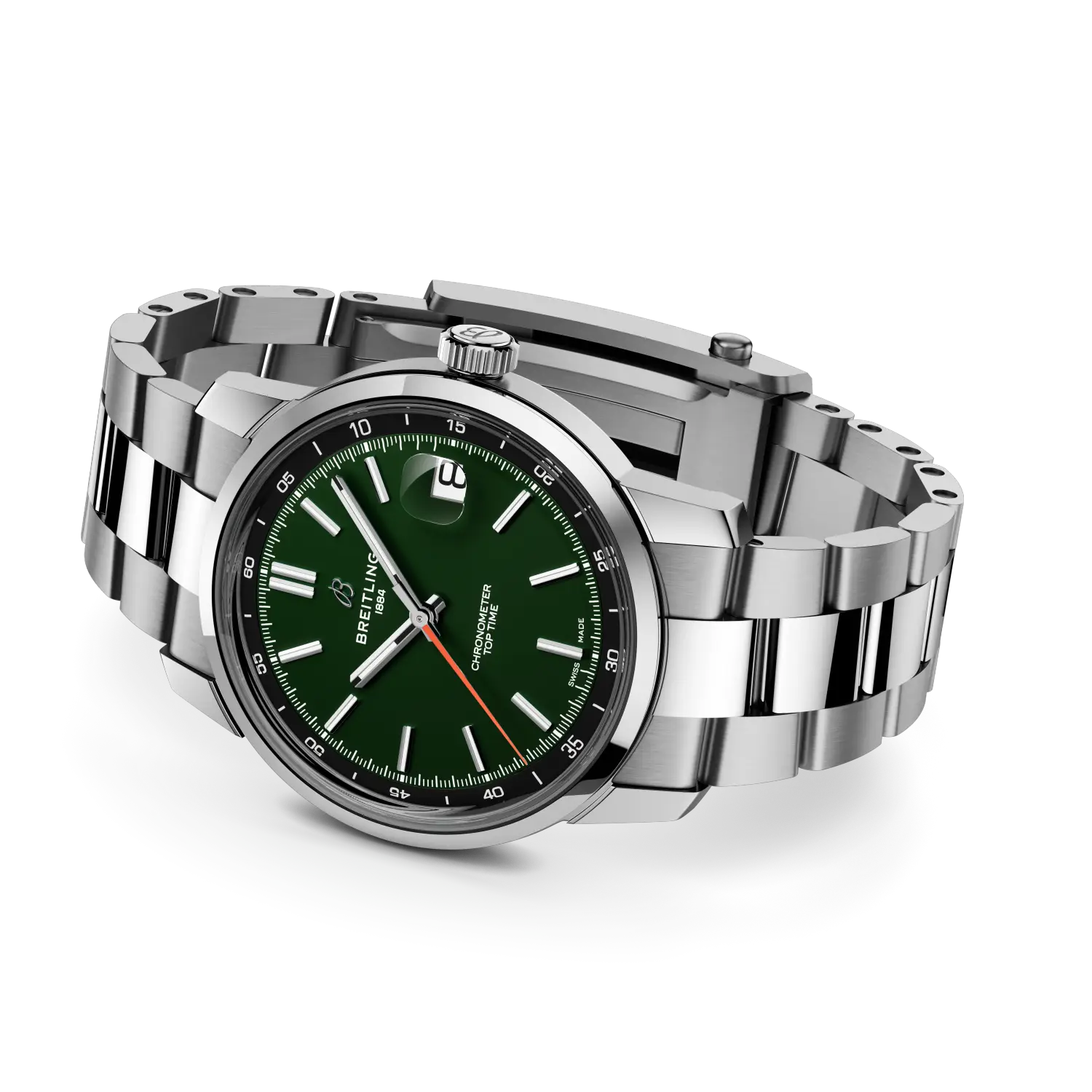 Top Time B31 38 mm AB3113171L1A1 – Ansicht von Gehäuse und Armband bei Juwelier Krebber in Mönchengladbach-Rheydt