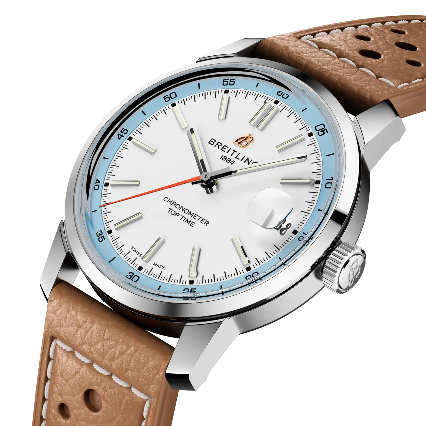 Breitling Top Time B31 38 mm AB3113281A1X1 – Perspektivansicht bei Juwelier Krebber in Mönchengladbach-Rheydt