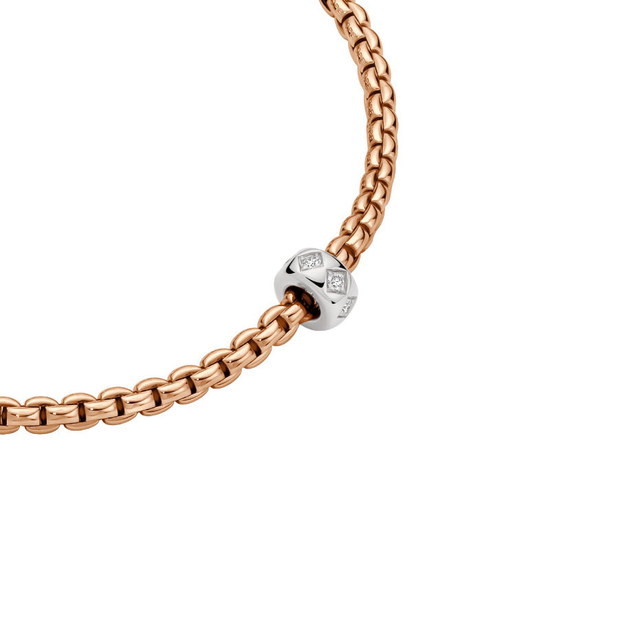 FOPE - Eka Collier mit Diamanten aus Roségold 45 cm bei Juwelier Krebber in Mönchengladbach-Rheydt