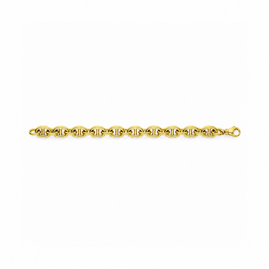Krebber Essentials - Armband aus 18 Karat Gold, 19 cm