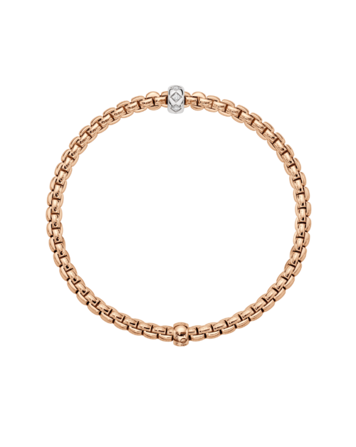 FOPE Flex'it Armband mit Diamanten in Rautenfassung bei Krebber in Rheydt