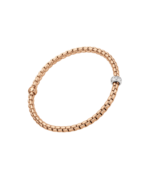 FOPE Flex'it Armband mit Diamanten in Rautenfassung bei Krebber in Rheydt