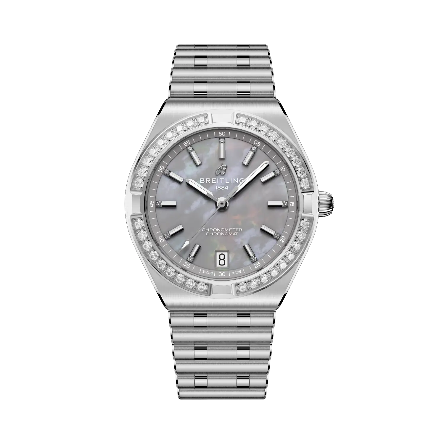 Breitling Chronomat Automatic 36 mm A10320591G1A1 – Vorderansicht bei Juwelier Krebber in Mönchengladbach-Rheydt