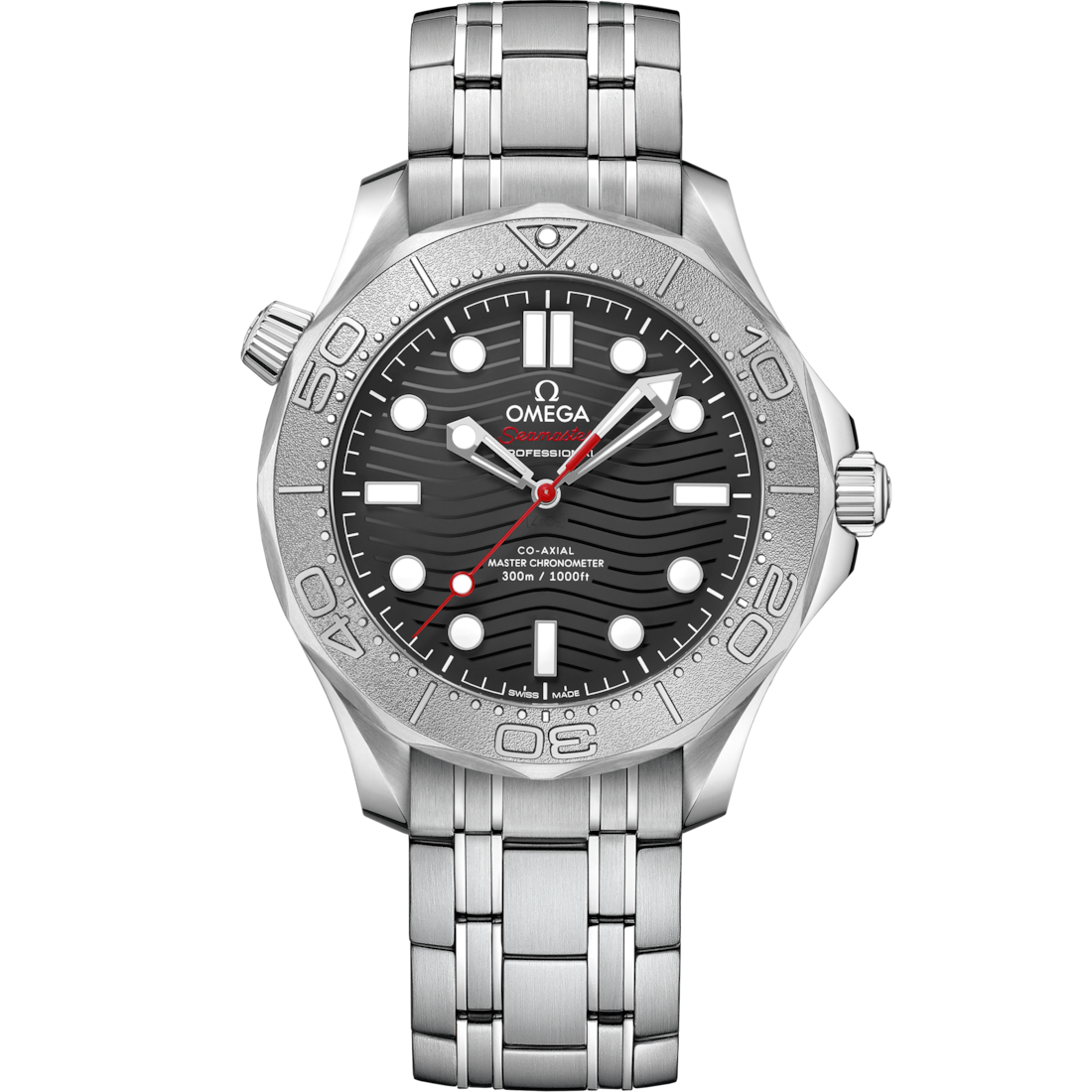 Omega Seamaster Diver 300m 42 mm Herrenuhr Vorderansicht Referenz 210.30.42.20.01.002 bei Juwelier Krebber in Mönchengladbach-Rheydt