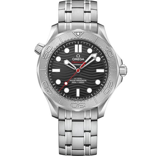 Omega Seamaster Diver 300m 42 mm Herrenuhr Vorderansicht Referenz 210.30.42.20.01.002 bei Juwelier Krebber in Mönchengladbach-Rheydt