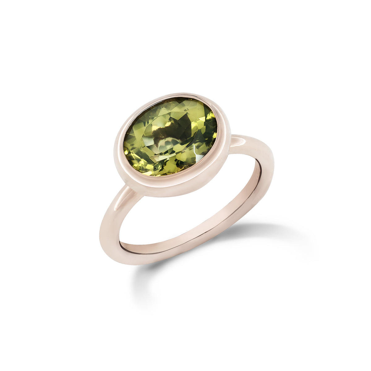 Krebber Colors Ring mit Peridot aus 18 Karat Gold bei Juwelier Krebber in Mönchengladbach-Rheydt – Produktabbildung