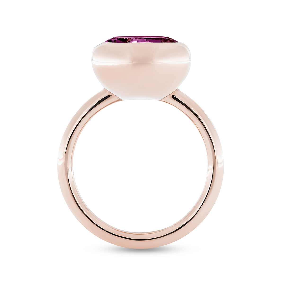 Krebber Colors Ring mit Rhodolit aus 18 Karat Gold bei Juwelier Krebber in Mönchengladbach-Rheydt – Dritte Produktansicht