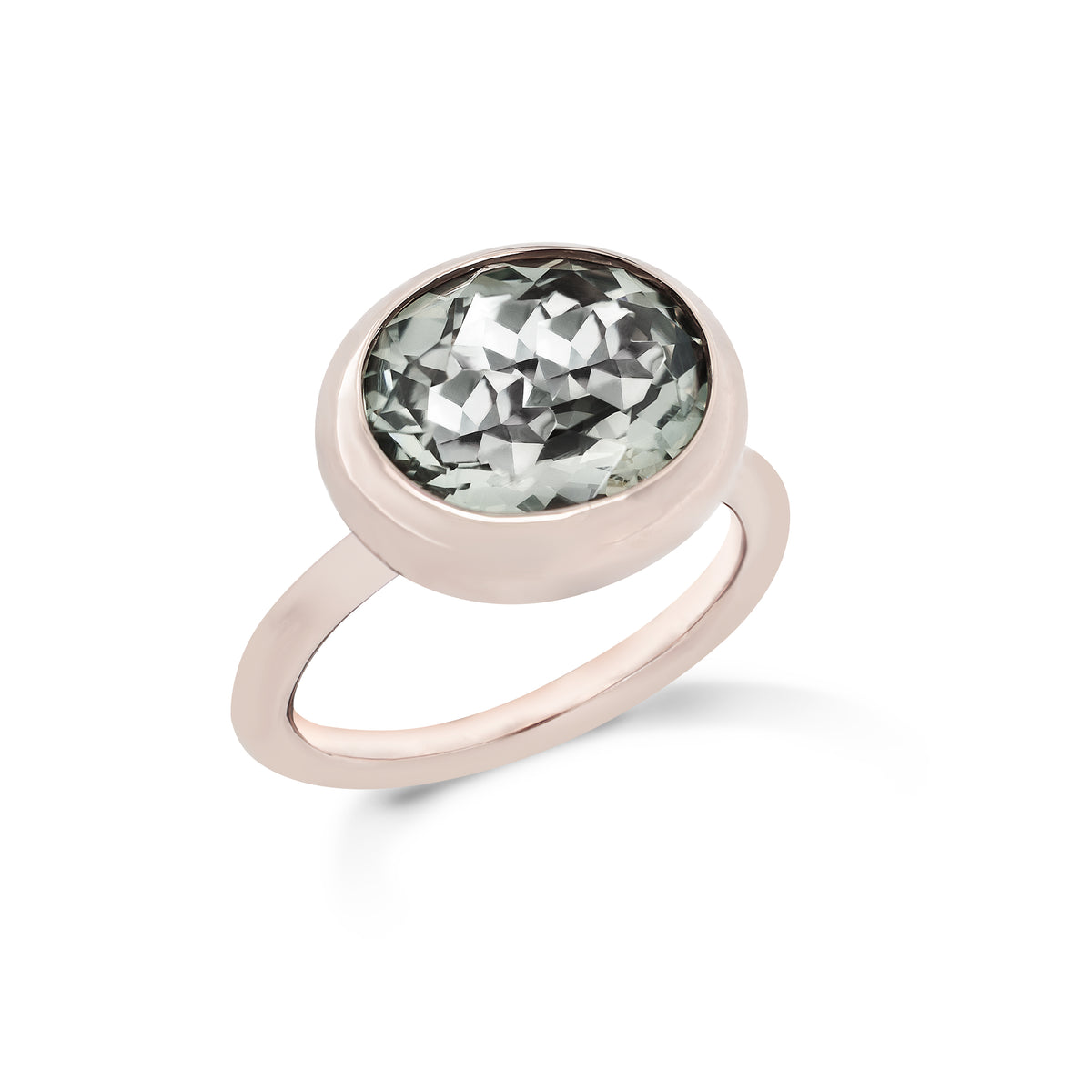 Krebber Colors Ring mit Prasiolith aus 18 Karat Gold bei Juwelier Krebber in Mönchengladbach-Rheydt – Produktabbildung