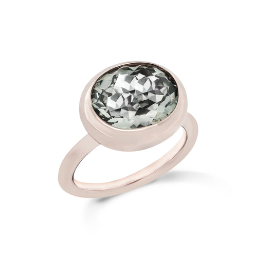 Krebber Colors Ring mit Prasiolith aus 18 Karat Gold bei Juwelier Krebber in Mönchengladbach-Rheydt – Produktabbildung