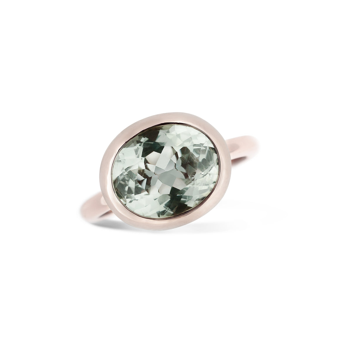 Krebber Colors Ring mit Prasiolith aus 18 Karat Gold bei Juwelier Krebber in Mönchengladbach-Rheydt – Weitere Produktansicht