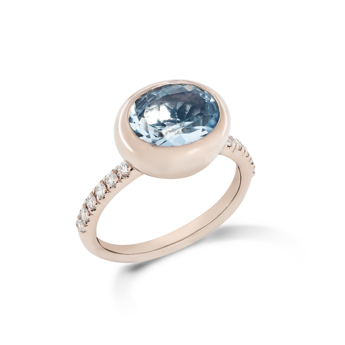 Krebber Colors Ring mit Topas aus 18 Karat Gold bei Juwelier Krebber in Mönchengladbach-Rheydt – Produktabbildung