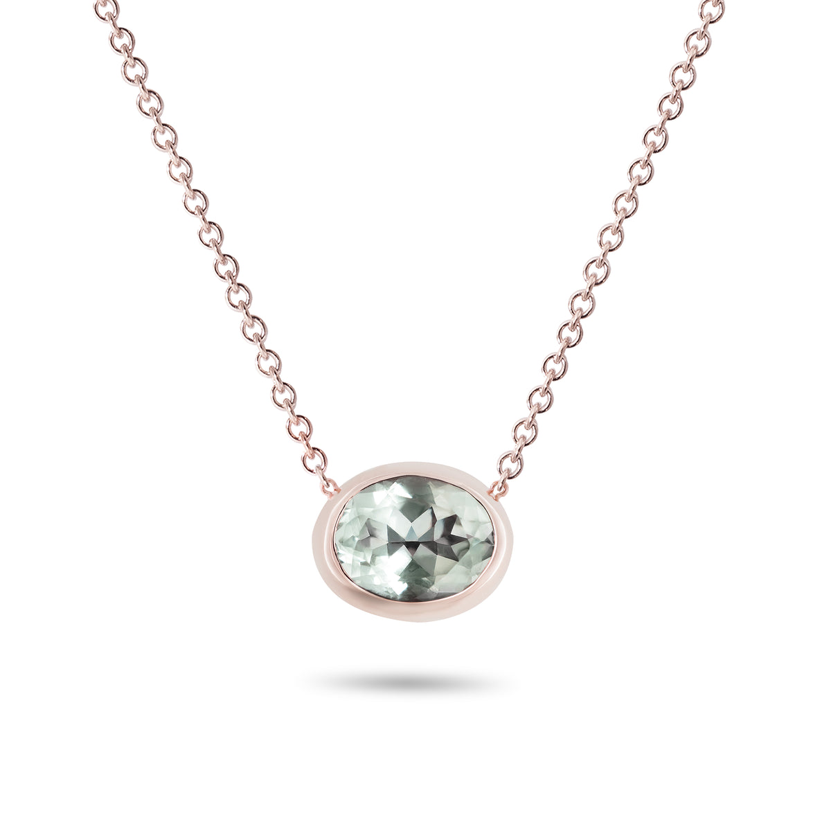 Krebber Colors Collier mit Prasiolith aus 18 Karat Gold bei Juwelier Krebber in Mönchengladbach-Rheydt – Produktabbildung