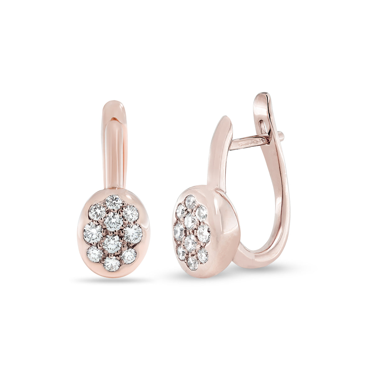 Krebber Colors Ohrhänger mit Diamanten aus 18 Karat Gold bei Juwelier Krebber in Mönchengladbach-Rheydt – Produktabbildung