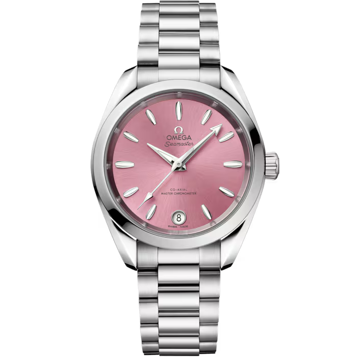 Omega Seamaster Aqua Terra Shades 34 mm, Stahl mit Stahlarmband bei Juwelier Krebber in Mönchengladbach-Rheydt