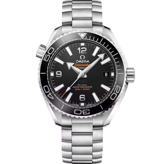 Omega Seamaster Planet Ocean 600m 39,5 mm Herrenuhr Vorderansicht Referenz 215.30.40.20.01.001 bei Juwelier Krebber in Mönchengladbach-Rheydt